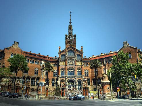  Дворец каталонской музыки и больница Сан-По в Барселоне