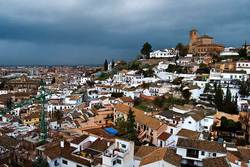Гранада. Вид на район Альбайсин