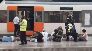 Железнодорожная авария в Барселоне: 48 пострадавших
