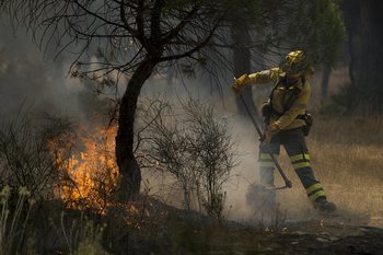 На юге Испании второй день бушуют пожары