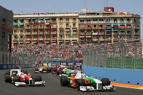 Трасса Формулы 1 в Валенсии