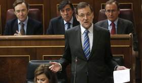 Мариано Рахой в парламенте