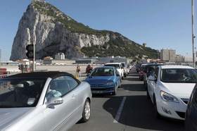 Пробки на дорогах Гибралтара