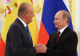 Путин и Хуан Карлос I