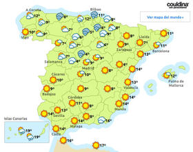 В Испании ожидают дожди и заморозки на день Конституции 