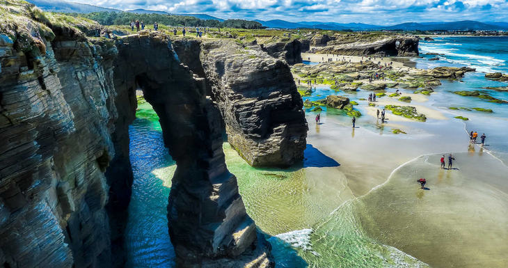 Пляж Кафедральных Соборов (Playa de las Catedrales), Луго 