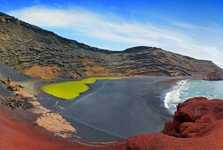 Озеро Кликос (El charco de los Clicos), остров Лансероте 